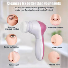 Load image into Gallery viewer, 5 n 1 Facial scrub massager
