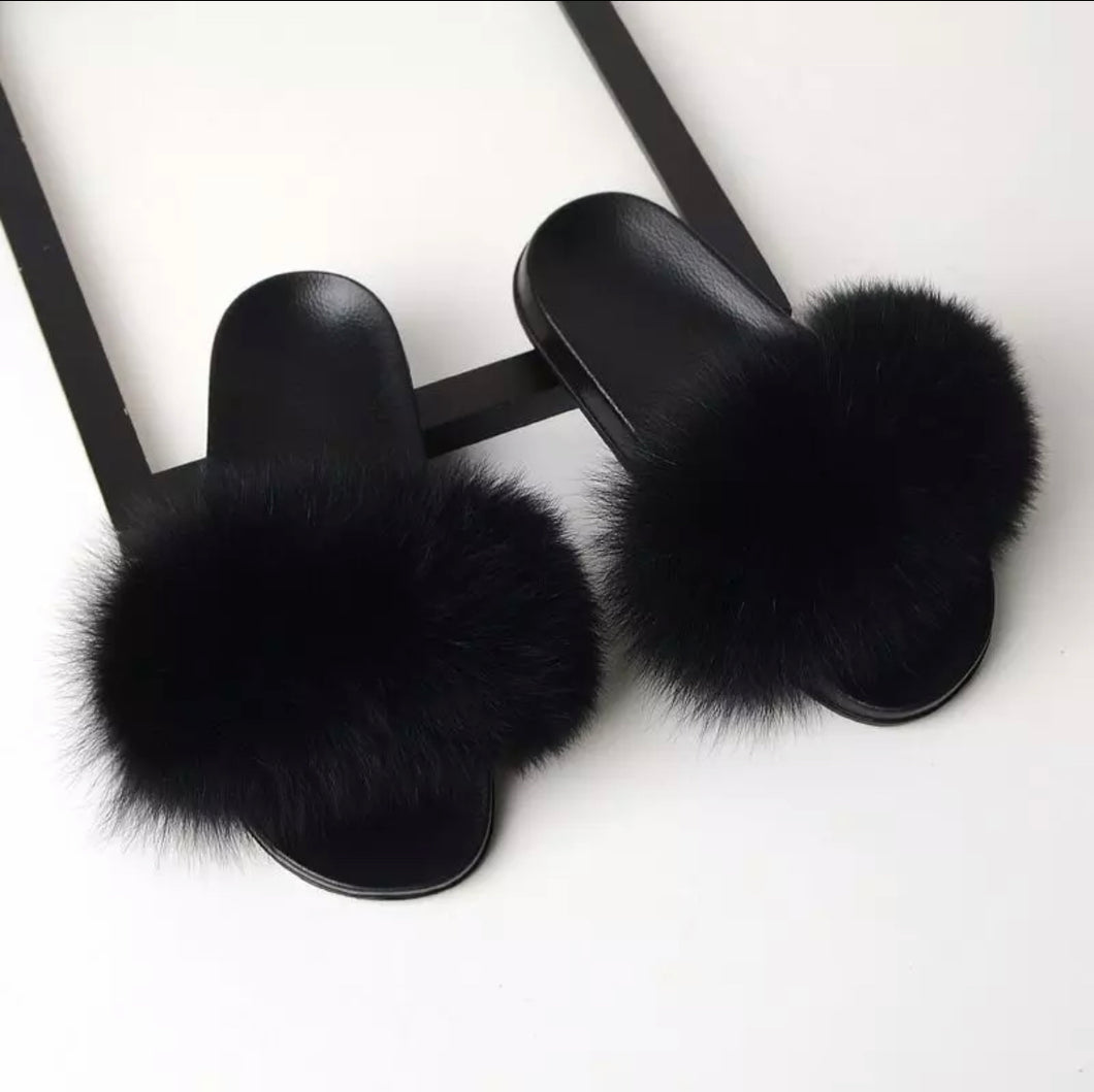 Black Fur Slides